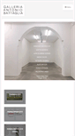 Mobile Screenshot of galleriaantoniobattaglia.com